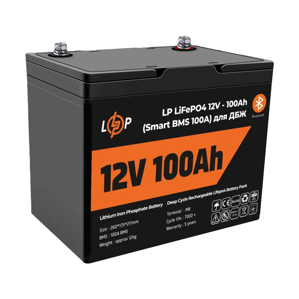 Батарея LiFePo4 LogicPower 12.8V - 100 Ah (1280Wh) (20197) - фото 1 Батарея LiFePo4 LogicPower 12.8V - 100 Ah (1280Wh) (20197) - фото 1