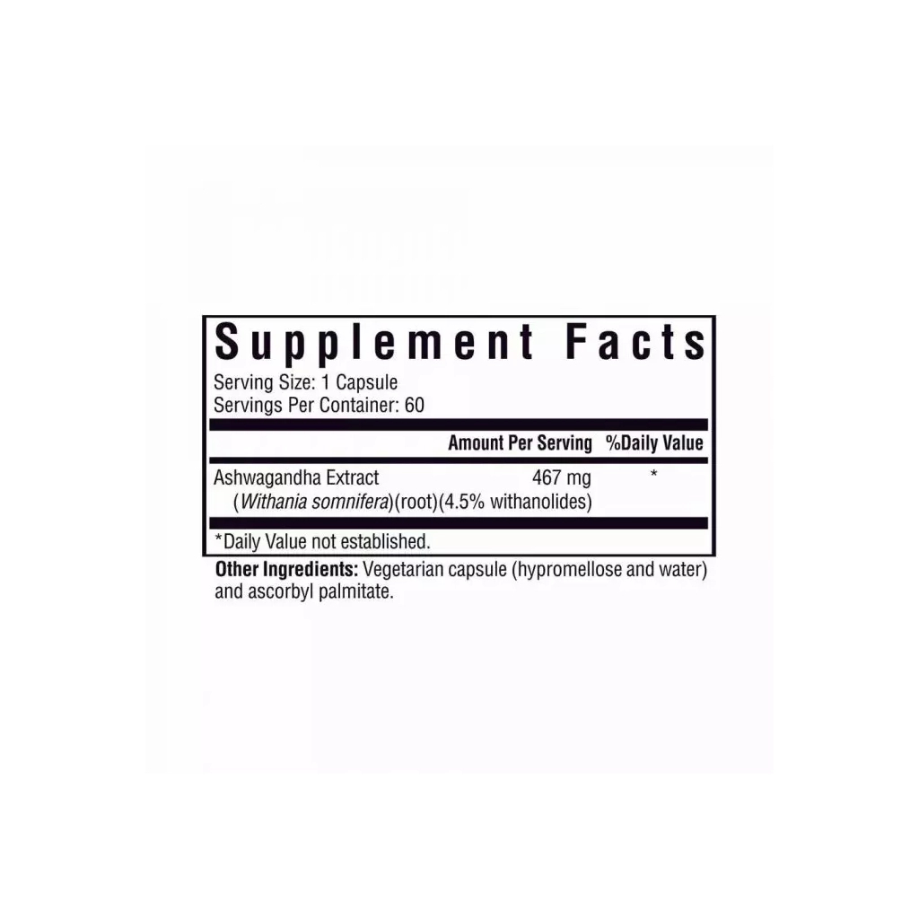 Трави Seeking Health Екстракт ашваганди, 467 мг, Ashwagandha Extract, 60 капсул (SKH-52014) - фото 2 Трави Seeking Health Екстракт ашваганди, 467 мг, Ashwagandha Extract, 60 капсул (SKH-52014) - фото 2