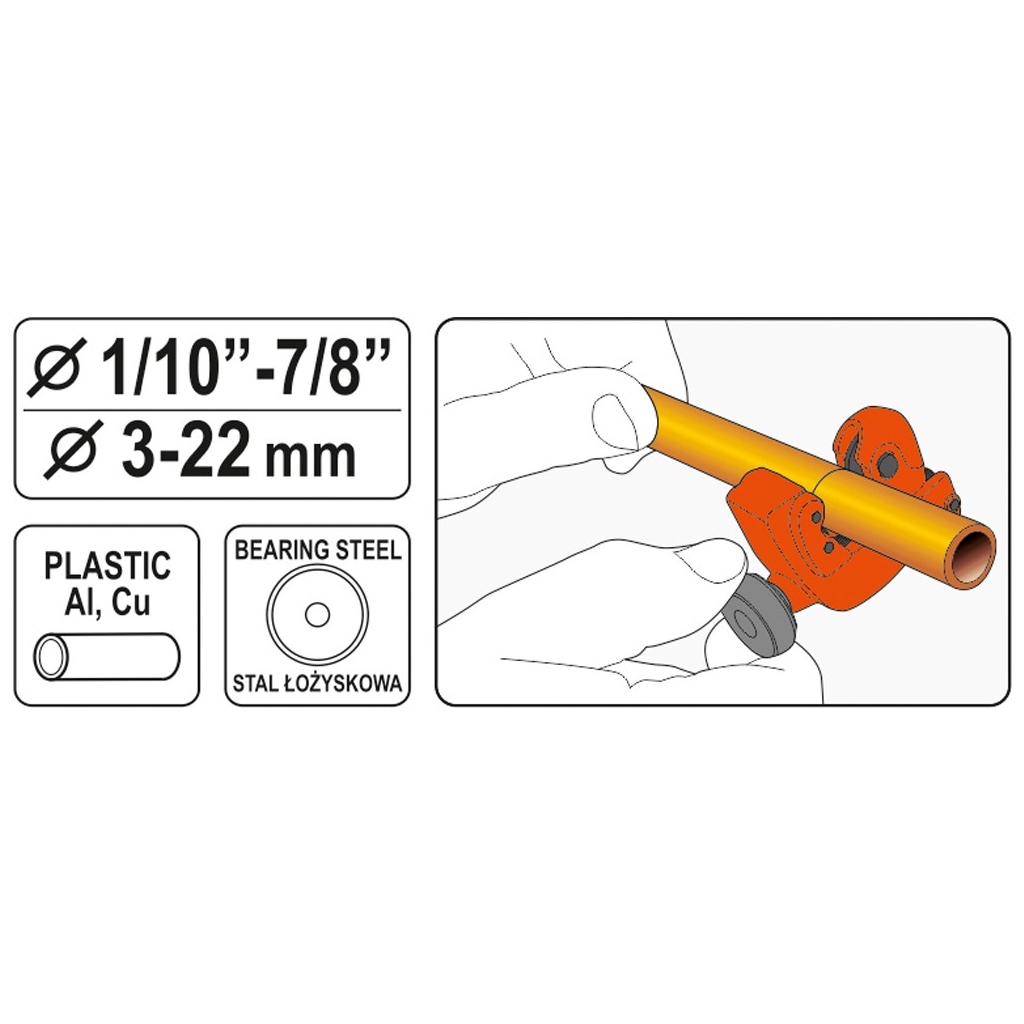 Труборіз Yato YT-22318 - фото 2 Труборіз Yato YT-22318 - фото 2