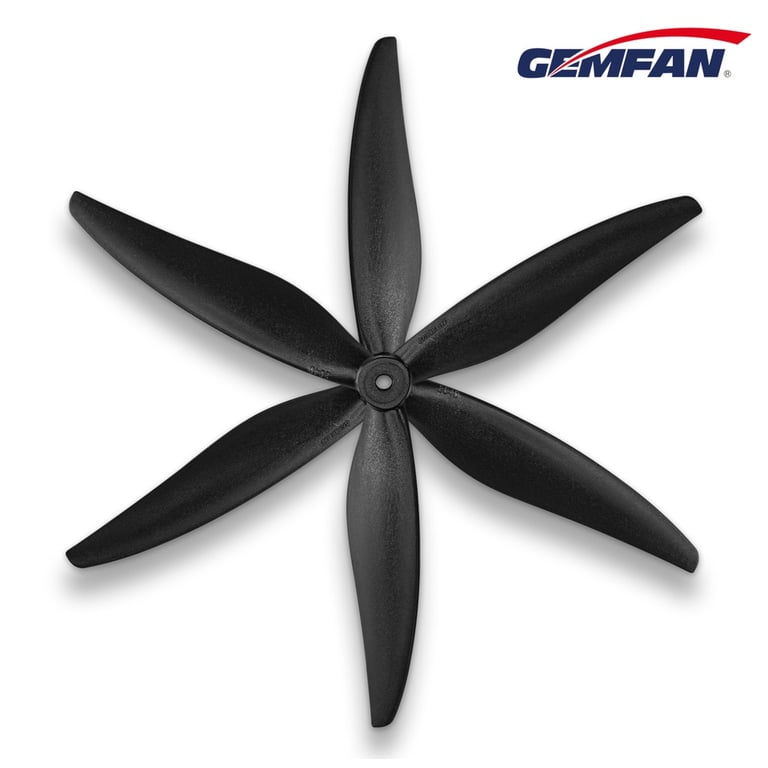 Пропелер для дрона Gemfan 8040 3 Blade Propeller Black 1 pair (GF8040-3CN/HP098.PMCN8040-3B) - фото 1