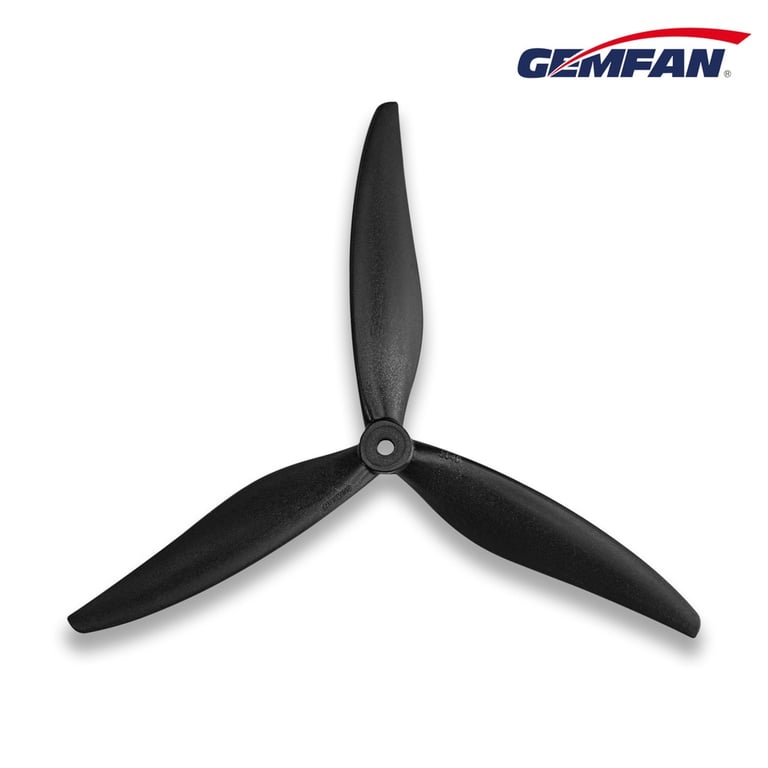 Пропелер для дрона Gemfan 8040 3 Blade Propeller Black 1 pair (GF8040-3CN/HP098.PMCN8040-3B) - фото 2