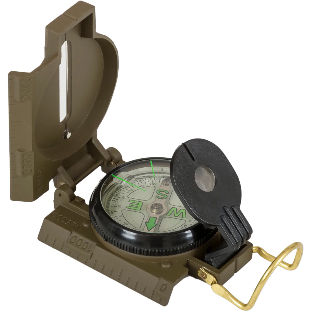 Компас Highlander Heavy Duty Folding Compass Olive (COM005) (929611) - головне фото