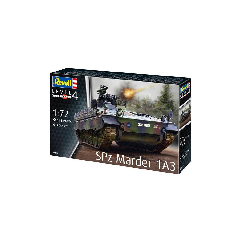 Збірна модель Revell Танк Marder 1A3 рівень 4, 1:72 (RVL-03326) - фото 1