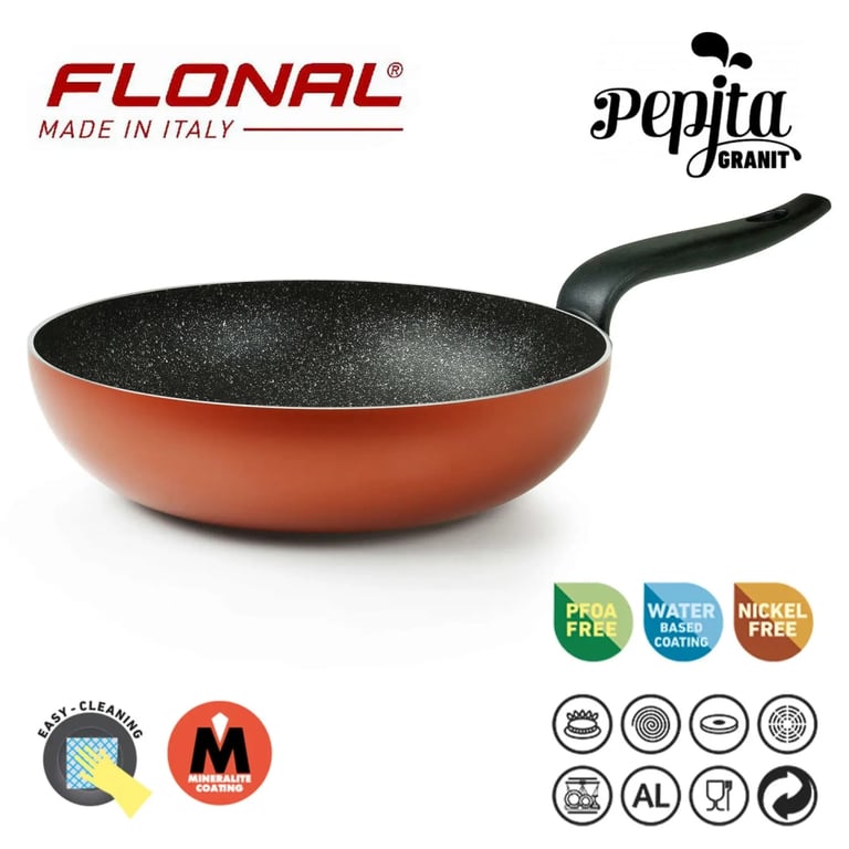 Сковорода Flonal WOK Pepita Granit 28 см (PGFWO2850) - фото 6