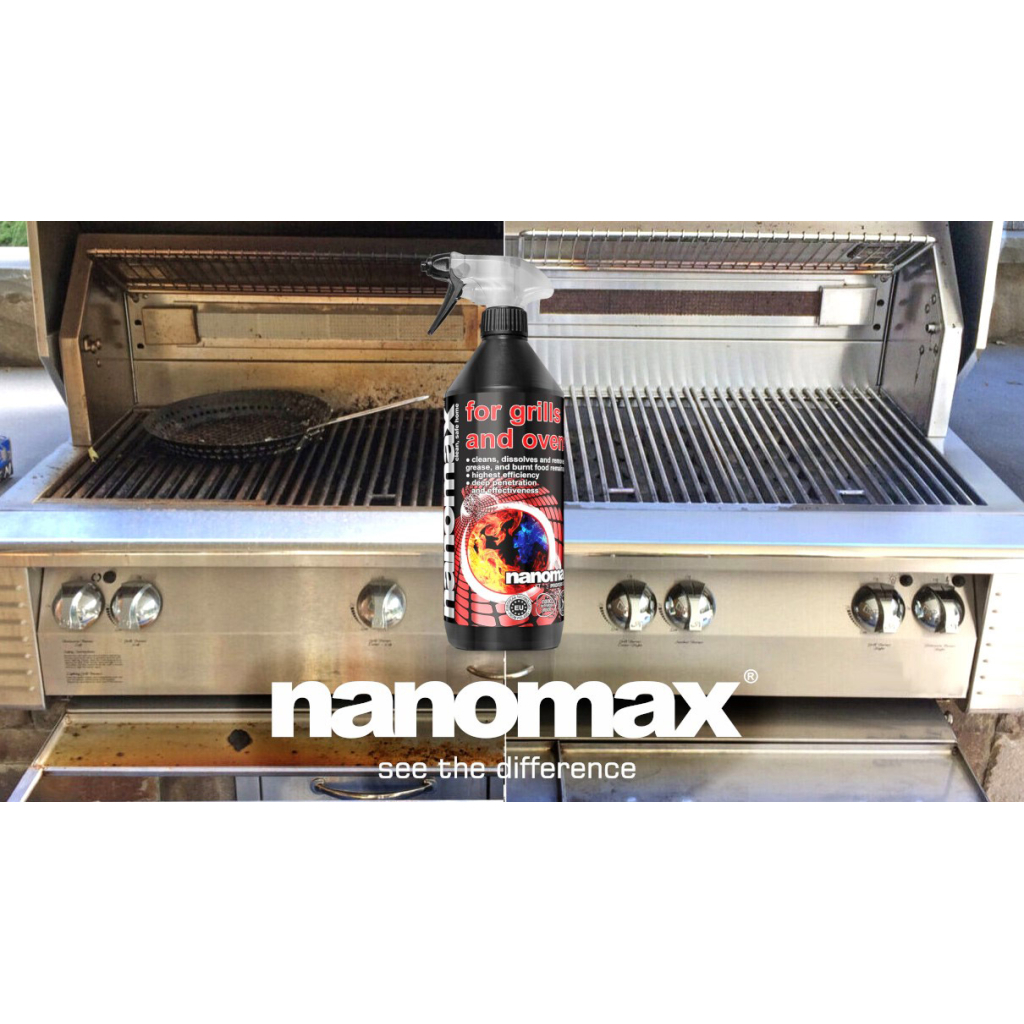 Засіб для чищення духовок Nanomax Ovens, Fireplaces & Grills 1000 мл (5901549955170) - фото 2 Засіб для чищення духовок Nanomax Ovens, Fireplaces & Grills 1000 мл (5901549955170) - фото 2