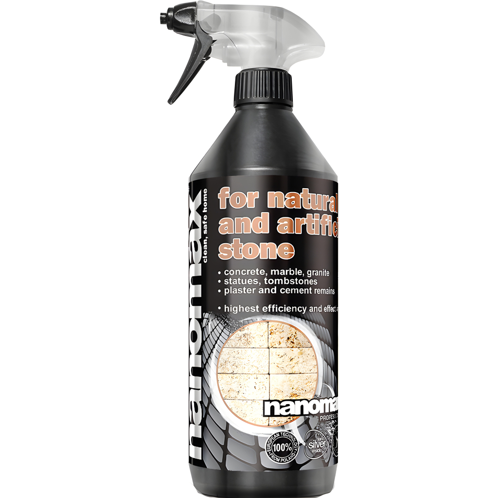 Спрей для чищення кухні Nanomax Pro Очищувач натурального і штучного каменю 1000 мл (5903240901807) Спрей для чищення кухні Nanomax Pro Очищувач натурального і штучного каменю 1000 мл (5903240901807)