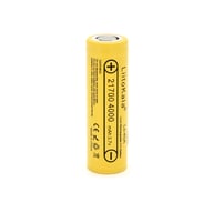 Акумулятор 21700 4000mah (4000-4300mah), 25A, 3.7V (2.5-4.2V), Yellow, PVC BOX Liitokala (Lii-40A / 23385) - фото 1