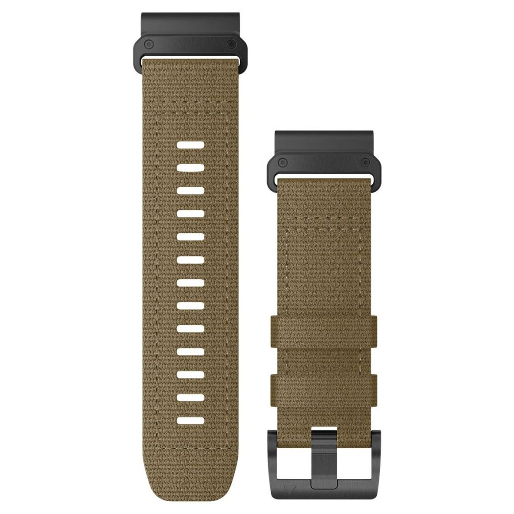 Ремінець до смарт-годинника Garmin Tactix 7, 26mm QuickFit, Coyote Tan Nylon (010-13010-11) - фото 1 Ремінець до смарт-годинника Garmin Tactix 7, 26mm QuickFit, Coyote Tan Nylon (010-13010-11) - фото 1