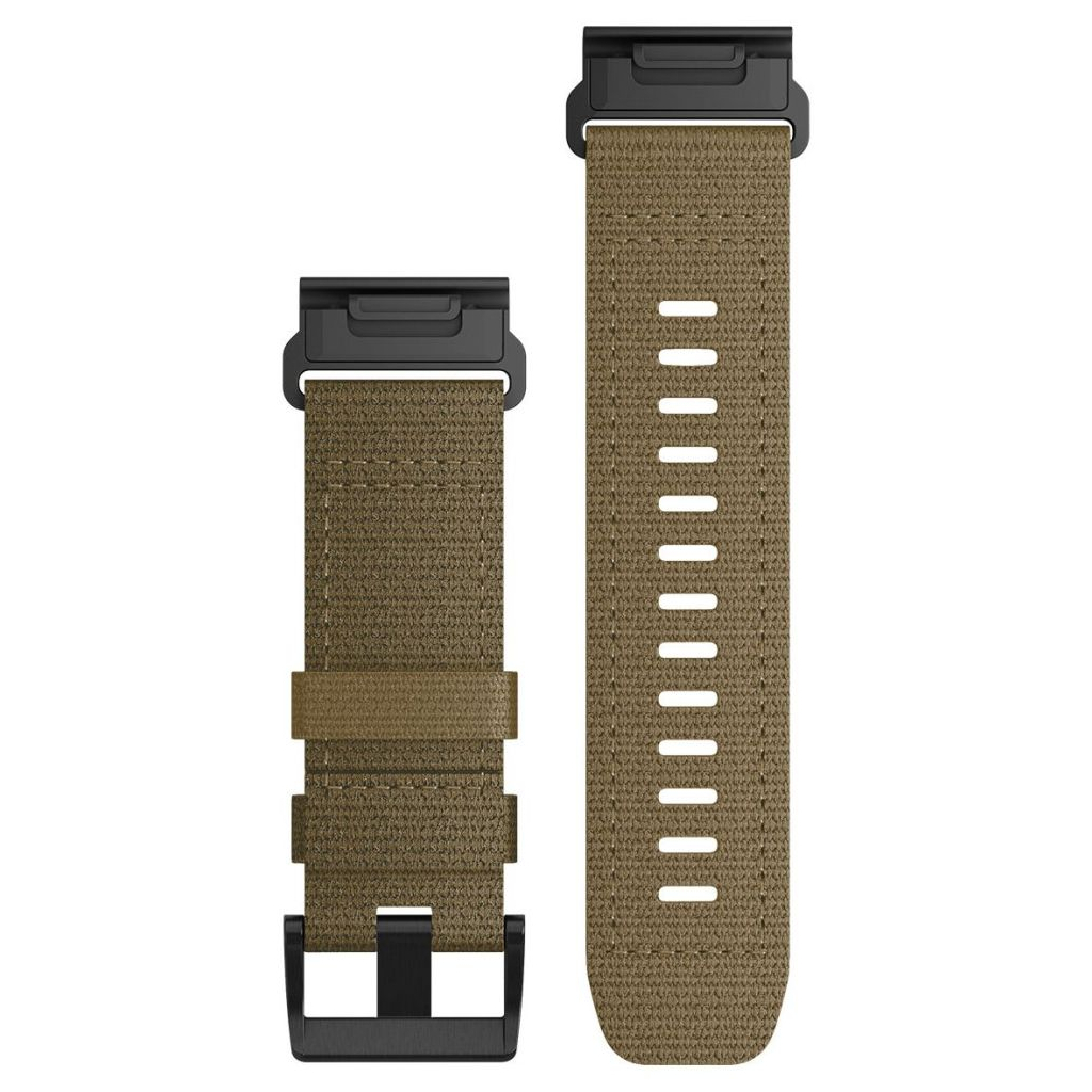 Ремінець до смарт-годинника Garmin Tactix 7, 26mm QuickFit, Coyote Tan Nylon (010-13010-11) - фото 2 Ремінець до смарт-годинника Garmin Tactix 7, 26mm QuickFit, Coyote Tan Nylon (010-13010-11) - фото 2