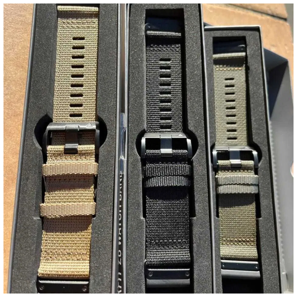 Ремінець до смарт-годинника Garmin Tactix 7, 26mm QuickFit, Coyote Tan Nylon (010-13010-11) - фото 5 Ремінець до смарт-годинника Garmin Tactix 7, 26mm QuickFit, Coyote Tan Nylon (010-13010-11) - фото 5