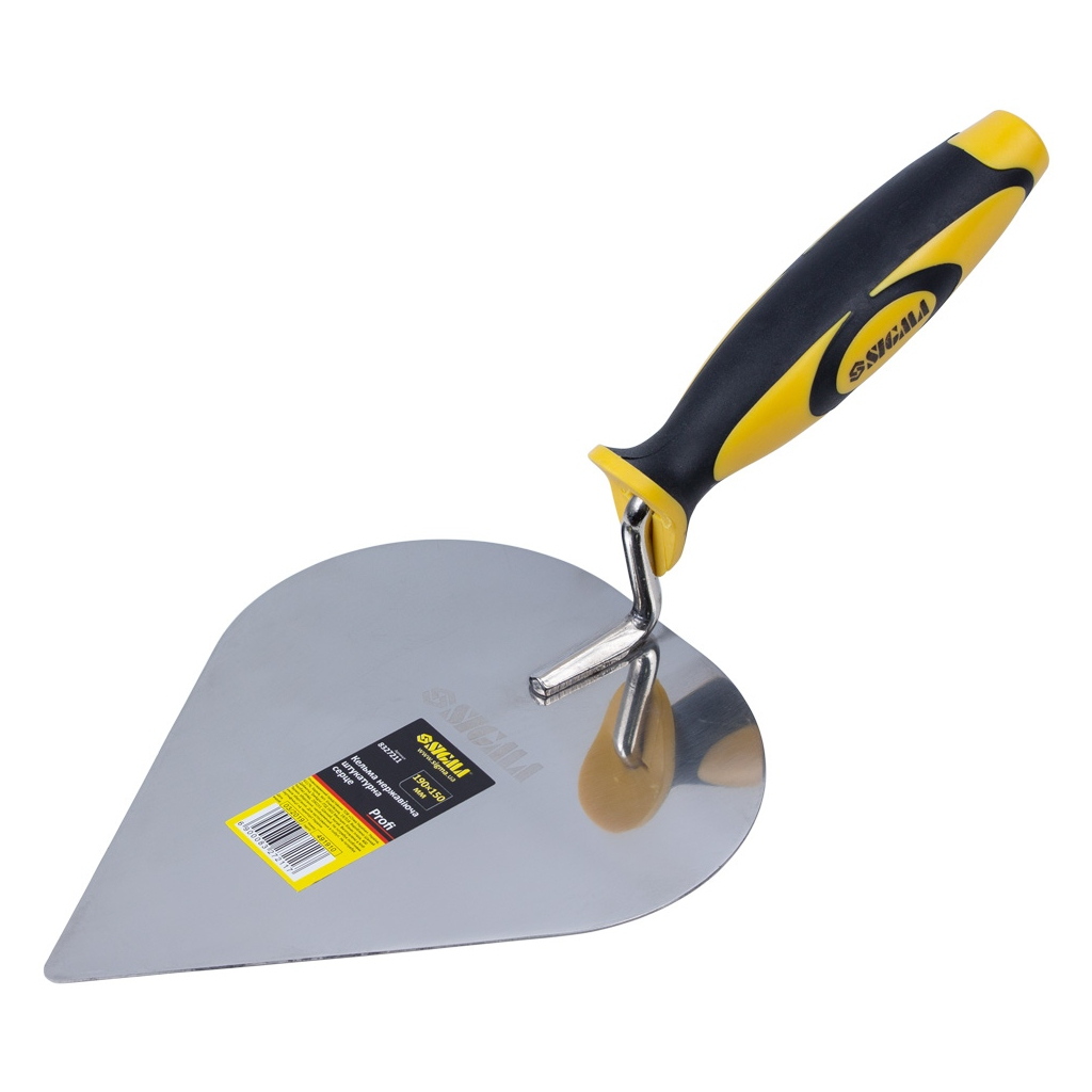 Кельма Sigma нержавіюча штукатурна серце Profi 190x150мм (8327211) Кельма Sigma нержавіюча штукатурна серце Profi 190x150мм (8327211)