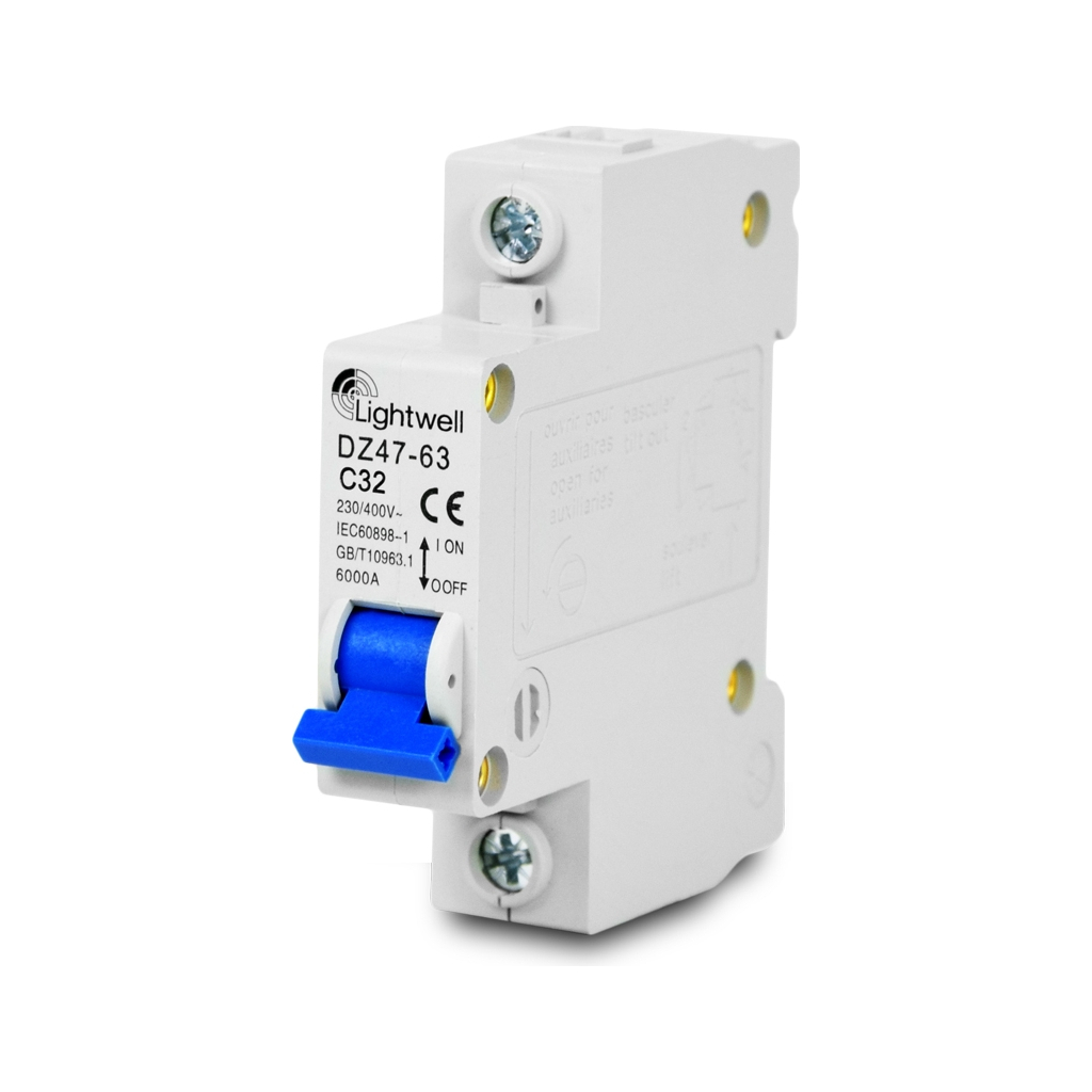 Автоматичний вимикач Lightwell MCB 1P 32A
