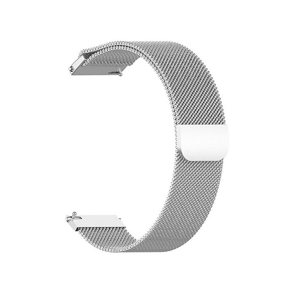 Ремінець до смарт-годинника BeCover Milanese Style для Samsung Galaxy (20mm)/Watch 5/ Watch 4.../Gear S2 Classic/Gear Sport Silver (707675) Ремінець до смарт-годинника BeCover Milanese Style для Samsung Galaxy (20mm)/Watch 5/ Watch 4.../Gear S2 Classic/Gear Sport Silver (707675)