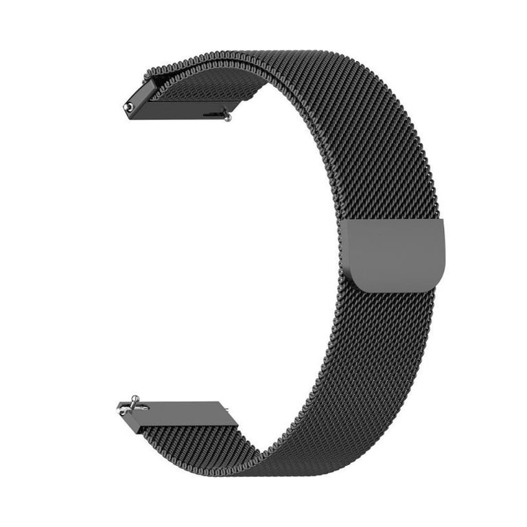 Ремінець до смарт-годинника BeCover Milanese Style для Samsung Galaxy (20mm)/Watch 5/ Watch 4.../Gear S2 Classic/Gear Sport Black (707671) - фото 1