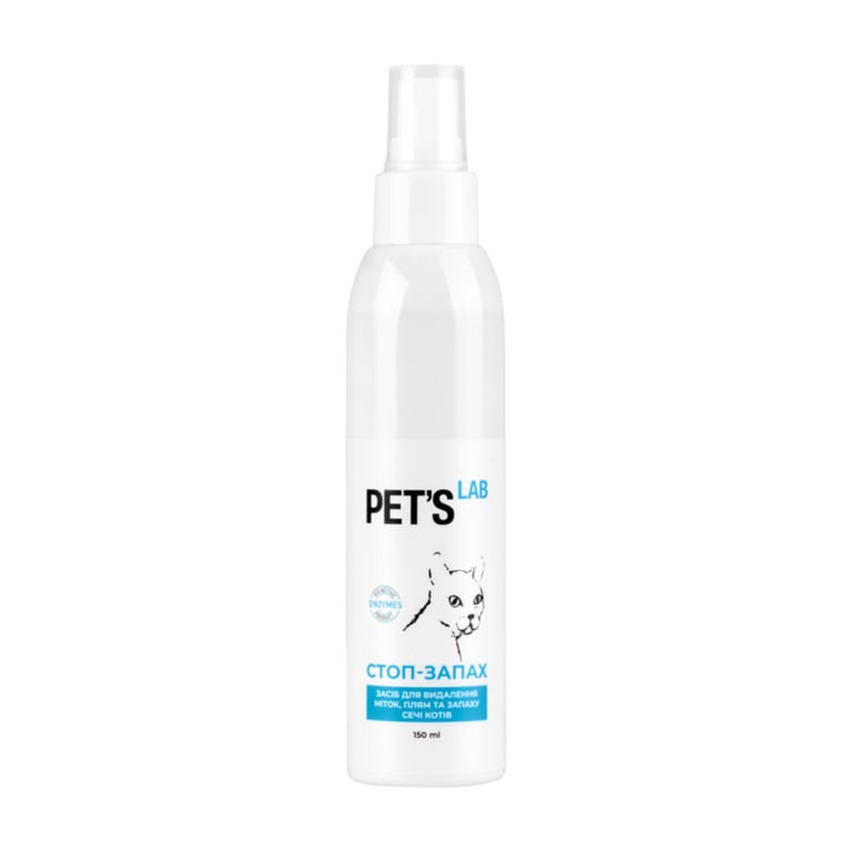Спрей для тварин Pet's Lab Стоп-запах від життєдіяльності котів 150 мл (9750) - фото 1