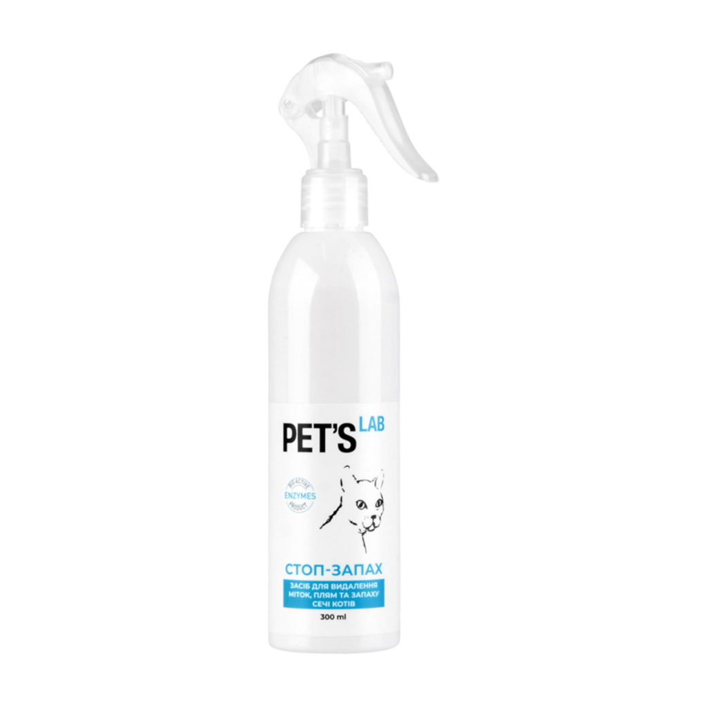 Спрей для тварин Pet%27s Lab Стоп-запах від життєдіяльності котів 300 мл (9751) - головне фото