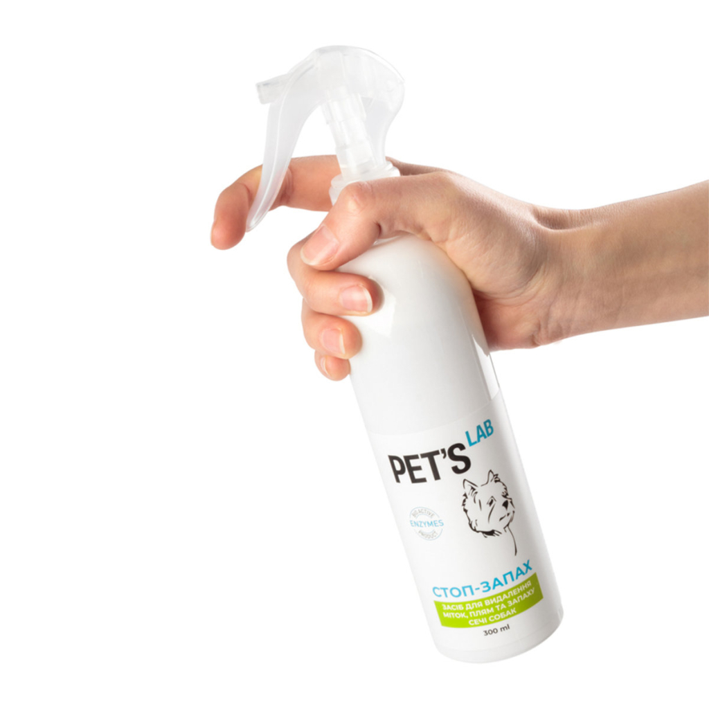 Спрей для тварин Pet's Lab Стоп-запах від життєдіяльності собак 300 мл (9753) - фото 2 Спрей для тварин Pet's Lab Стоп-запах від життєдіяльності собак 300 мл (9753) - фото 2