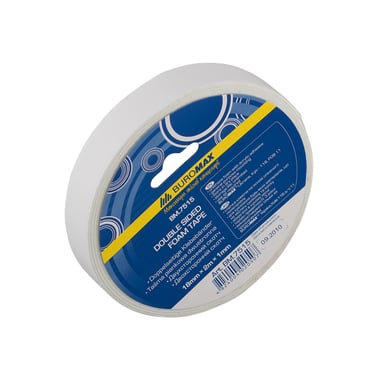 Скотч Buromax двосторонній на пінній основі 18 мм х 2 м (BM.7515) - фото 1