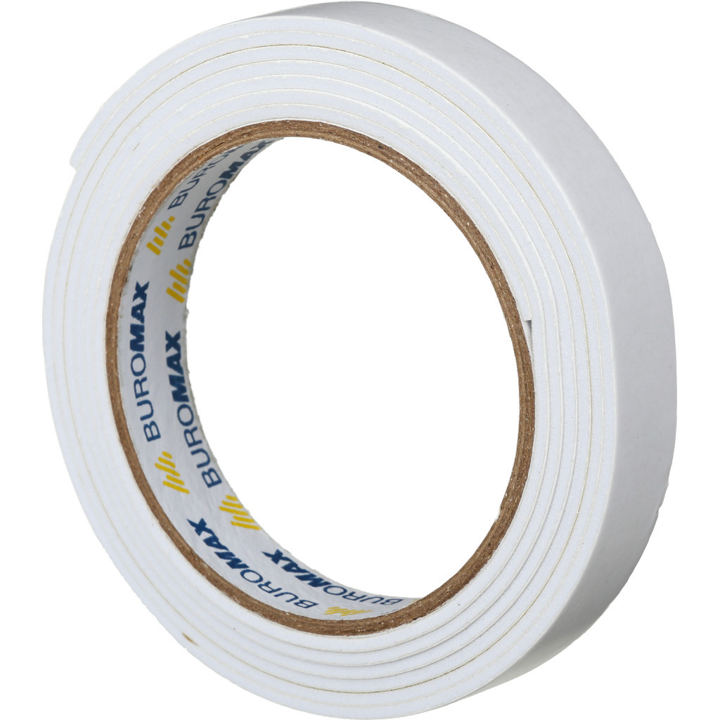 Скотч Buromax двосторонній на пінній основі 18 мм х 2 м (BM.7516)