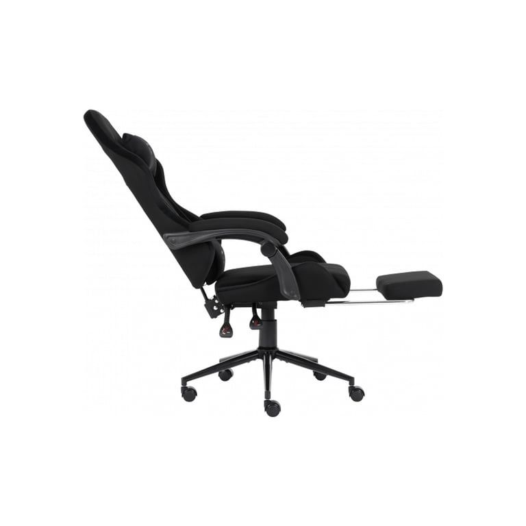 Крісло ігрове GT Racer X-2324 Black Suede (X-2324 Fabric Black Suede) - фото 5