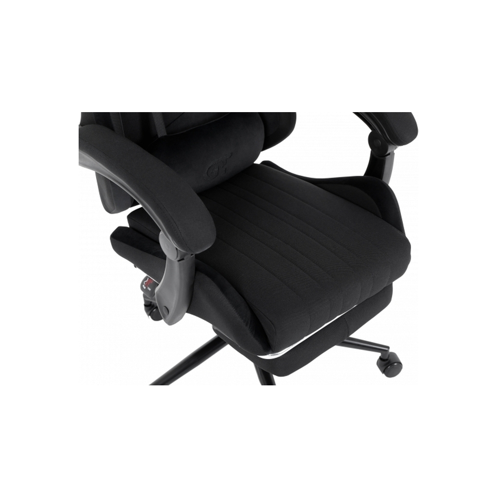 Крісло ігрове GT Racer X-2324 Black Suede (X-2324 Fabric Black Suede) - фото 8 Крісло ігрове GT Racer X-2324 Black Suede (X-2324 Fabric Black Suede) - фото 8