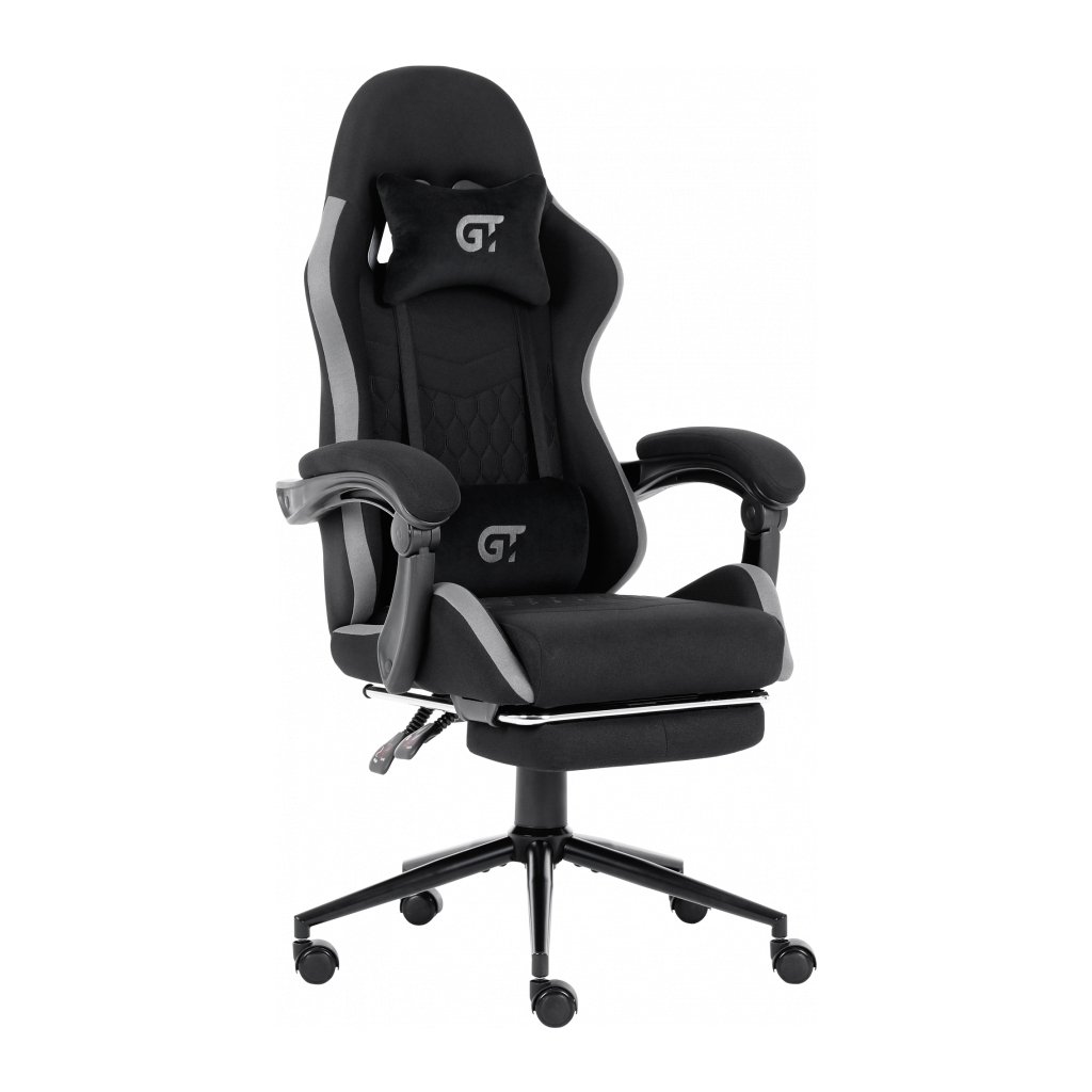 Крісло ігрове GT Racer X-2324 Black/Gray (X-2324 Fabric Black/Gray) - головне фото