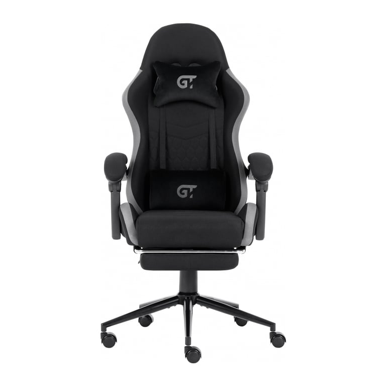 Крісло ігрове GT Racer X-2324 Black/Gray (X-2324 Fabric Black/Gray) - фото 2