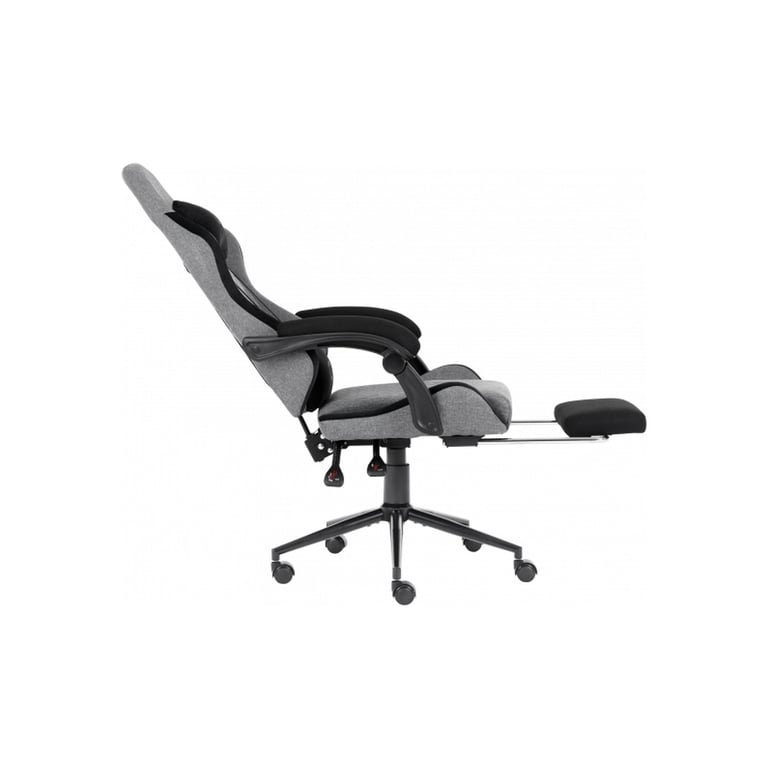Крісло ігрове GT Racer X-2324 Gray/Black (X-2324 Fabric Gray/Black Suede) - фото 4