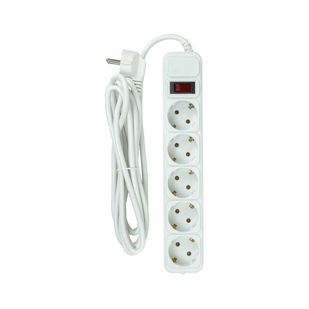 Мережевий фільтр живлення PowerPlant 3м, 5 розеток, євро, 100% мідь (JY-1056/3B) (EX610570) - фото 2 Мережевий фільтр живлення PowerPlant 3м, 5 розеток, євро, 100% мідь (JY-1056/3B) (EX610570) - фото 2