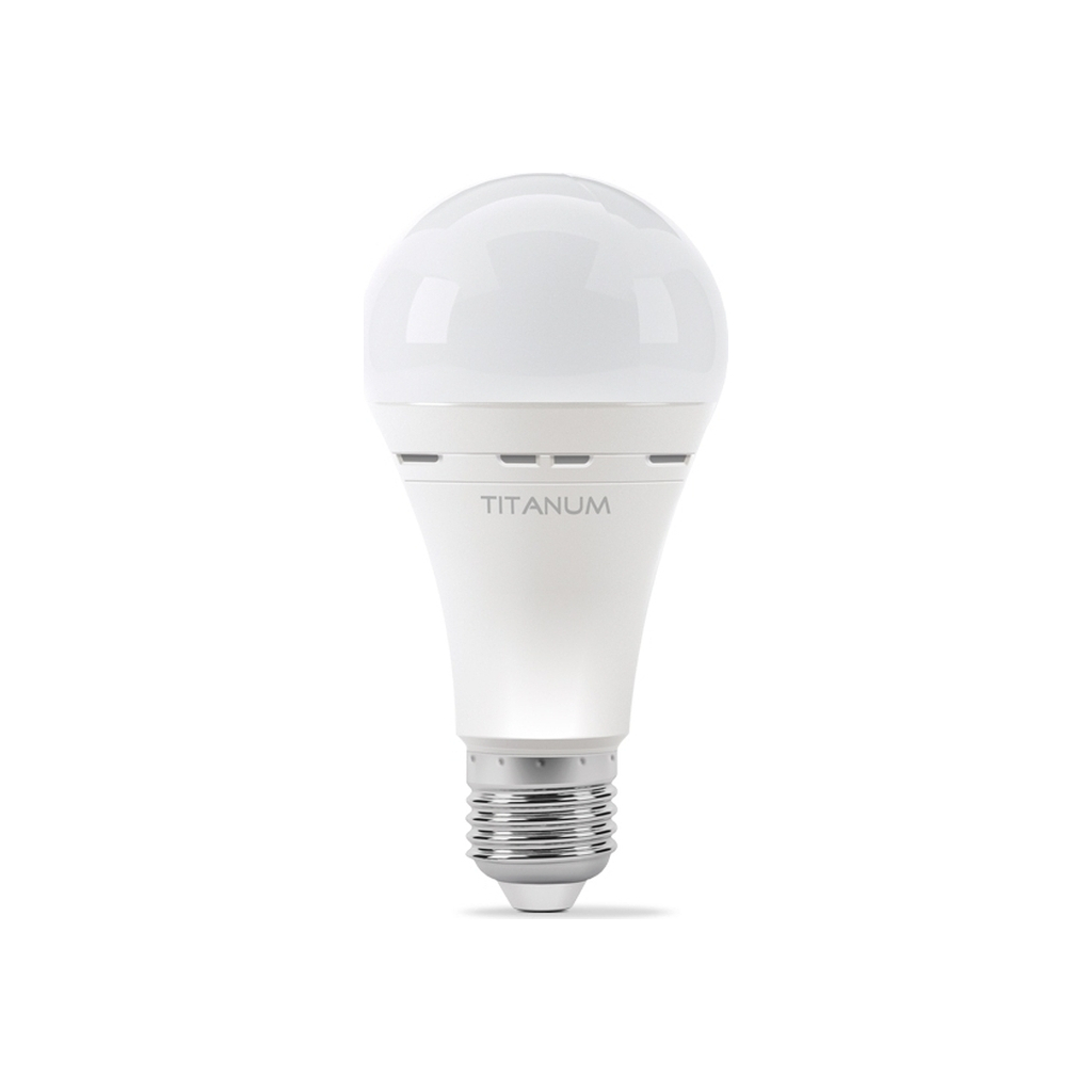 Лампочка TITANUM LED акумуляторна A68 10W E27 4000K 220V (TL-EMA68-10274) - фото 2 Лампочка TITANUM LED акумуляторна A68 10W E27 4000K 220V (TL-EMA68-10274) - фото 2