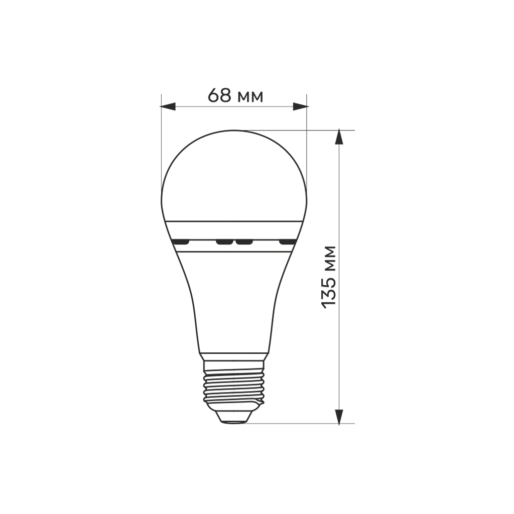 Лампочка TITANUM LED акумуляторна A68 10W E27 4000K 220V (TL-EMA68-10274) - фото 3 Лампочка TITANUM LED акумуляторна A68 10W E27 4000K 220V (TL-EMA68-10274) - фото 3