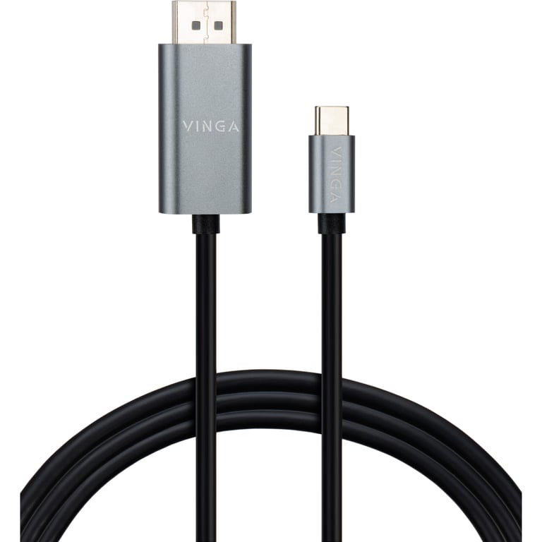 Кабель мультимедійний USB-C to HDMI 1.5m v2.0 4K60Hz Vinga (VCPVCCH2015) - фото 1