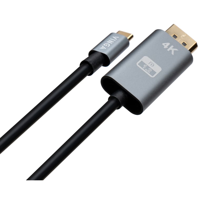 Кабель мультимедійний USB-C to DisplayPort 1.5m v1.2 4K60Hz Vinga (VCPVCCD1215) - фото 2