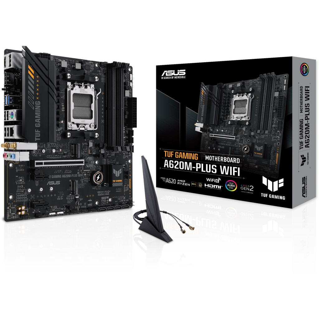 Материнська плата ASUS TUF GAMING A620M-PLUS WIFI Материнська плата ASUS TUF GAMING A620M-PLUS WIFI