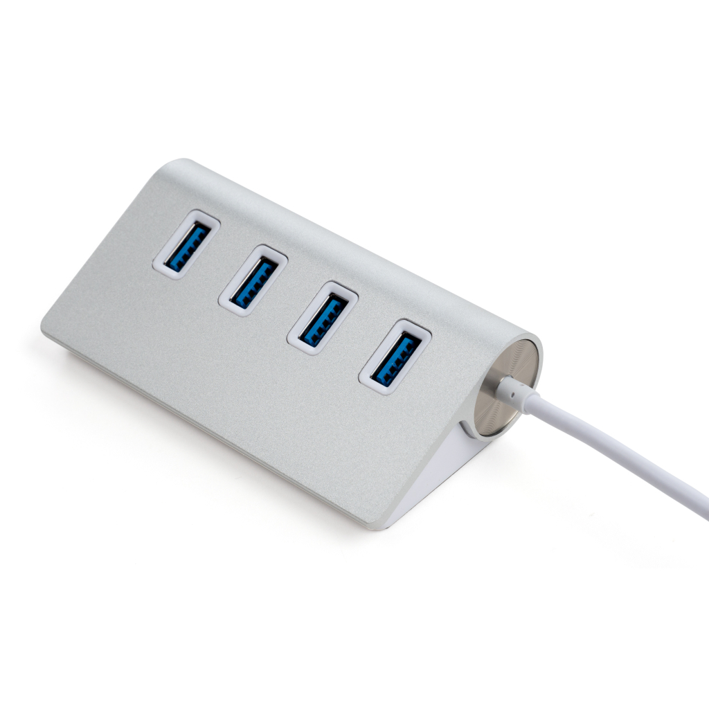 Концентратор Vinga Type-C to 4*USB3.0 1.0m cable aluminium (VCPHCU304) - фото 2 Концентратор Vinga Type-C to 4*USB3.0 1.0m cable aluminium (VCPHCU304) - фото 2