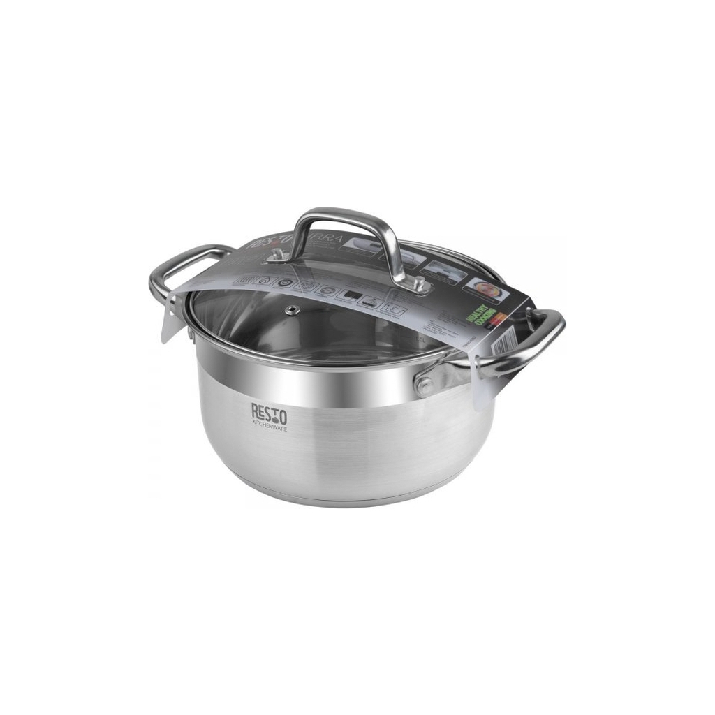Каструля Resto Libra із кришкою 3.6 л (92003) - фото 8 Каструля Resto Libra із кришкою 3.6 л (92003) - фото 8