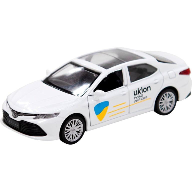 Машина Techno Drive Toyota Camry Uklon (білий) (250291) - фото 1