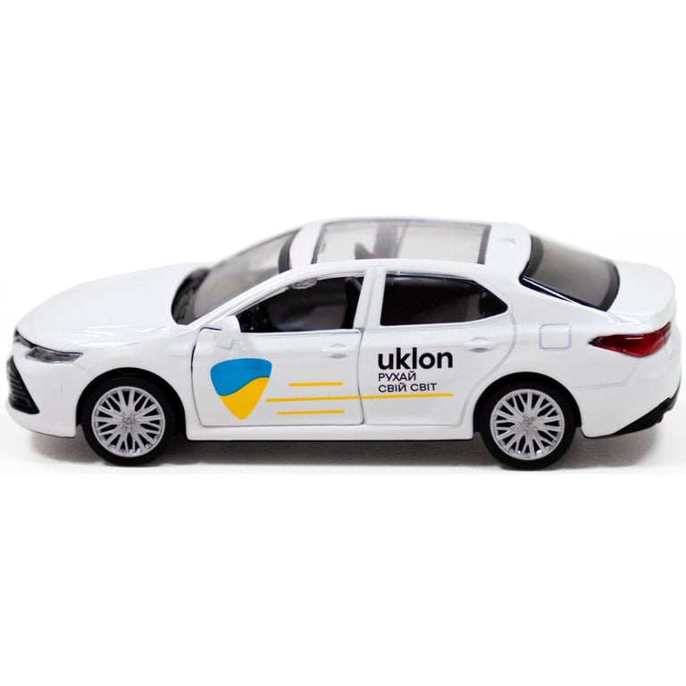 Машина Techno Drive Toyota Camry Uklon (білий) (250291) - фото 2