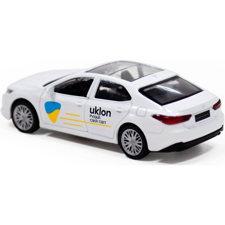 Машина Techno Drive Toyota Camry Uklon (білий) (250291) - фото 3