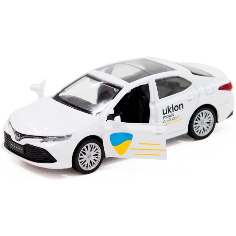 Машина Techno Drive Toyota Camry Uklon (білий) (250291) - фото 7