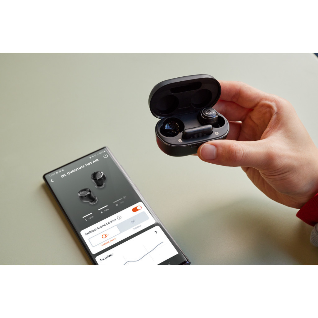 Навушники JBL Quantum TWS Air Black (JBLQTWSAIRBLK) - фото 11 Навушники JBL Quantum TWS Air Black (JBLQTWSAIRBLK) - фото 11