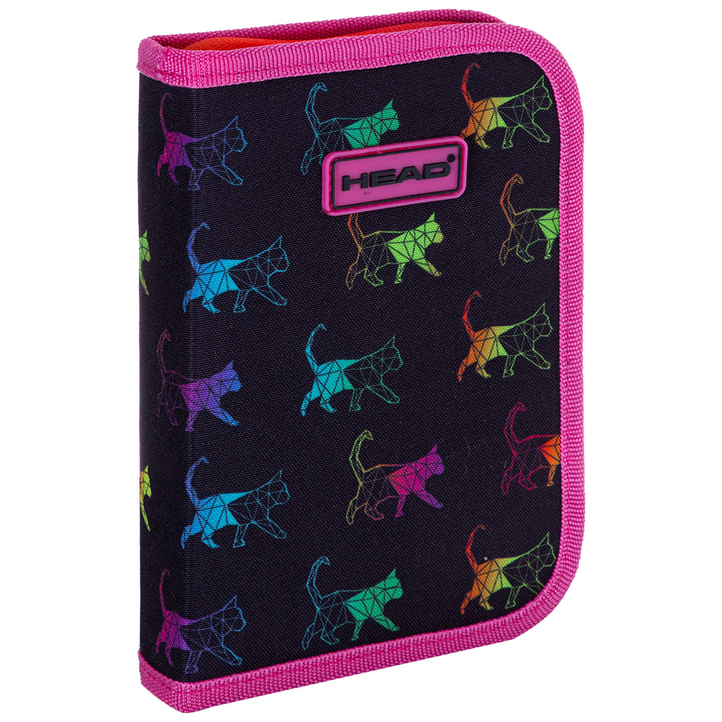 Пенал Head AC1Rainbow kitty з одним віддленням (503023033) - фото 1 Пенал Head AC1Rainbow kitty з одним віддленням (503023033) - фото 1