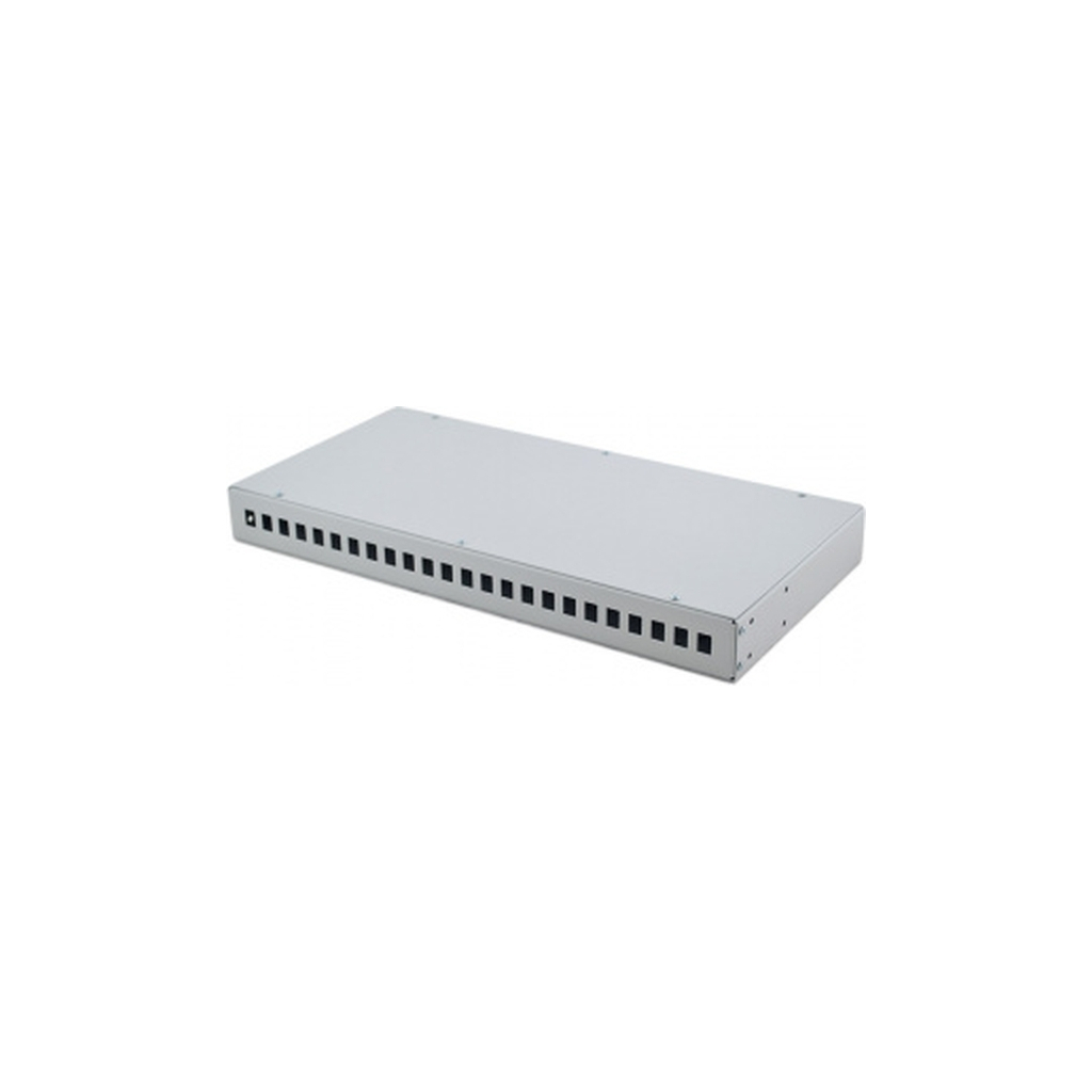 Патч-панель оптична 1U, SC, сплайс касети S332 Crosver (FOB 19/1-332-SC lite) - фото 1