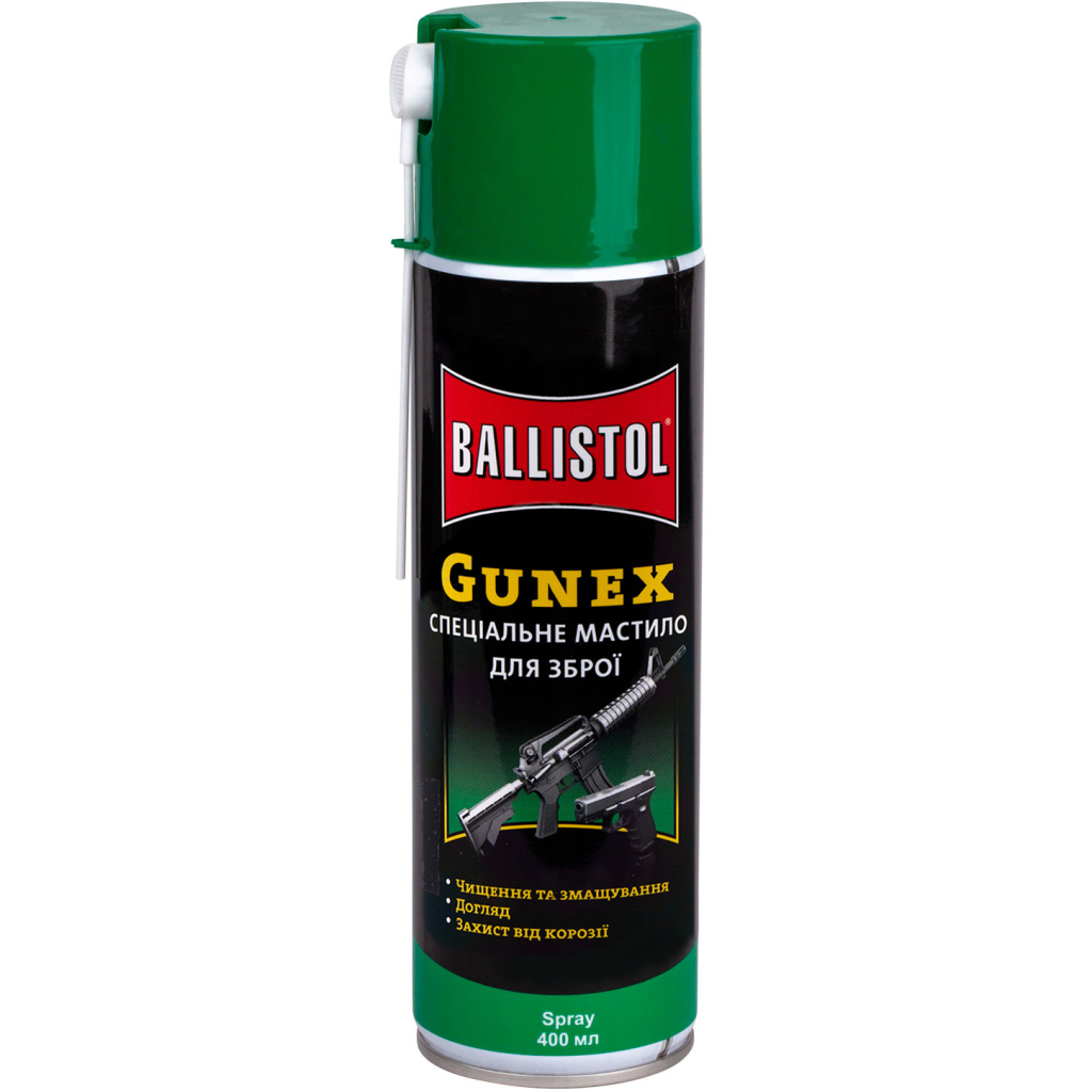 Мастило для зброї Ballistol Gunex-2000 400 мл (22262) Мастило для зброї Ballistol Gunex-2000 400 мл (22262)