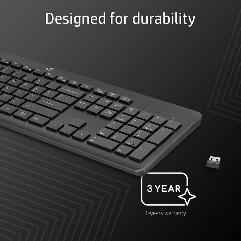 Клавіатура HP 230 Wireless UA Black (3L1E7AA) - фото 3