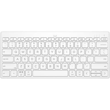 Клавіатура HP 350 Compact Multi-Device Bluetooth UA White (692T0AA) - фото 1