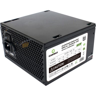 Блок живлення Gamemax GM-600 80+ APFC Black - фото 1