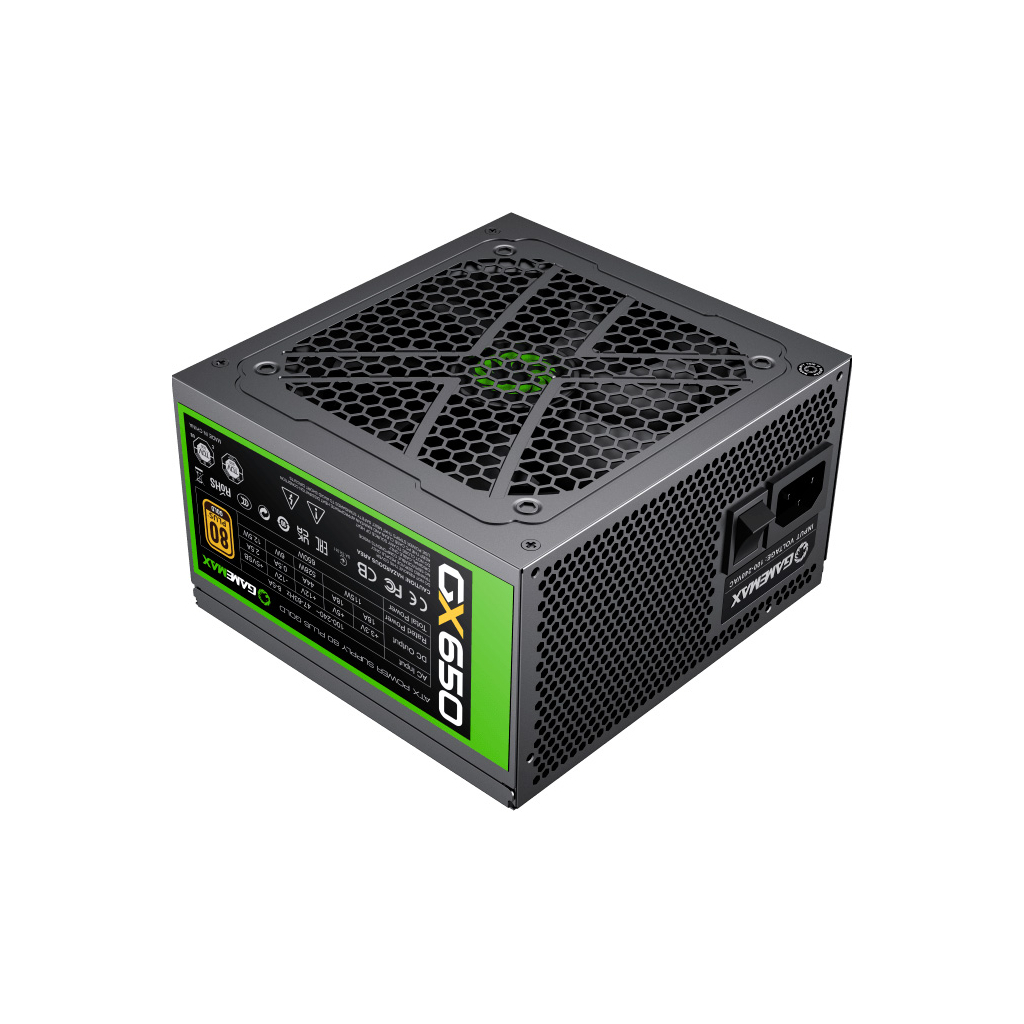 Блок живлення Gamemax GX-650 Modular - фото 2 Блок живлення Gamemax GX-650 Modular - фото 2