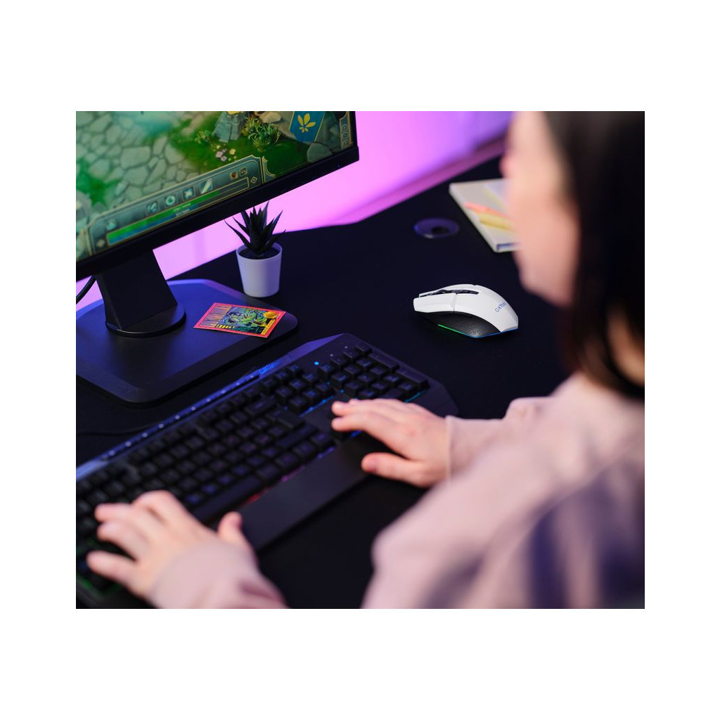 Мишка Trust GXT 110 Felox RGB Wireless White (25069) - фото 10 Мишка Trust GXT 110 Felox RGB Wireless White (25069) - фото 10