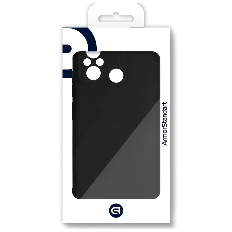 Чохол до мобільного телефона Armorstandart Matte Slim Fit Xiaomi Redmi 12С Camera cover Black (ARM69897) - фото 2